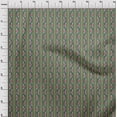 thumbnail image 3 of oneOone Polyester Lycra Fabric Leaves & Floral Block Print Sewing Fabric BTY 56 Inch Wide, 3 of 5