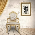 thumbnail image 3 of The Miuus Studio 23x32 Gold Ornate Wood Framed with Double Matting Museum Art Print Titled - Abstract Plant No1., 3 of 4