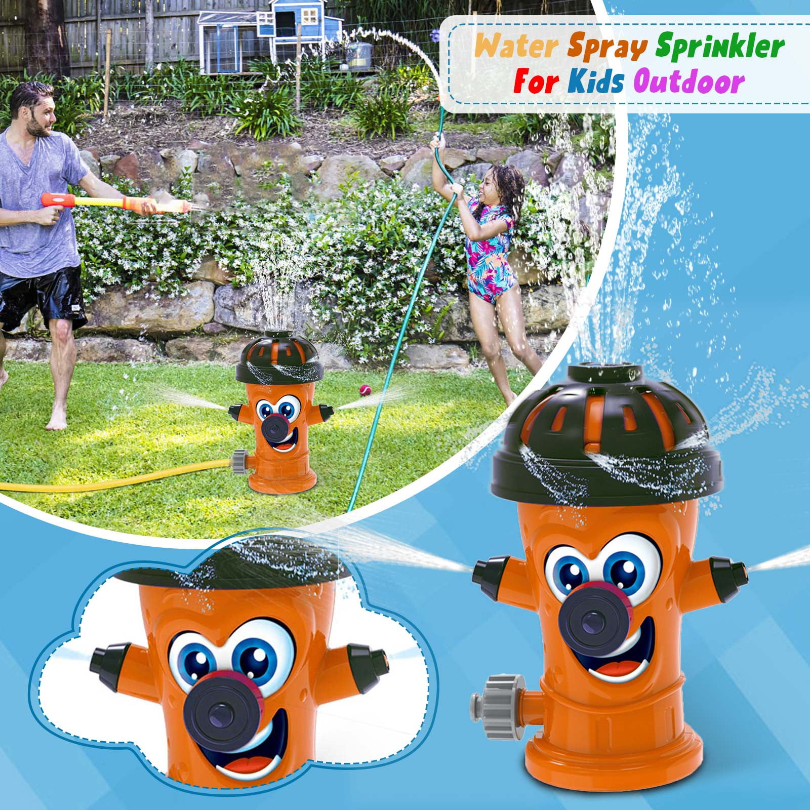 Outdoor Fun Toy Swimming Party Beach Pool Play Caterpillar Water Sprayer Sprinkler for Kids Children