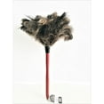 thumbnail image 1 of 18" Feather Duster Wooden Handle | Natural for Cleaning and Moping 18-20" Inch Genuine Ostrich Feathers, Easy to Clean Reuse, 1 of 5
