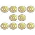 thumbnail image 3 of 10 Solid Brass Triple Toggle Switchplate Oval Braided | Renovator's Supply, 3 of 4
