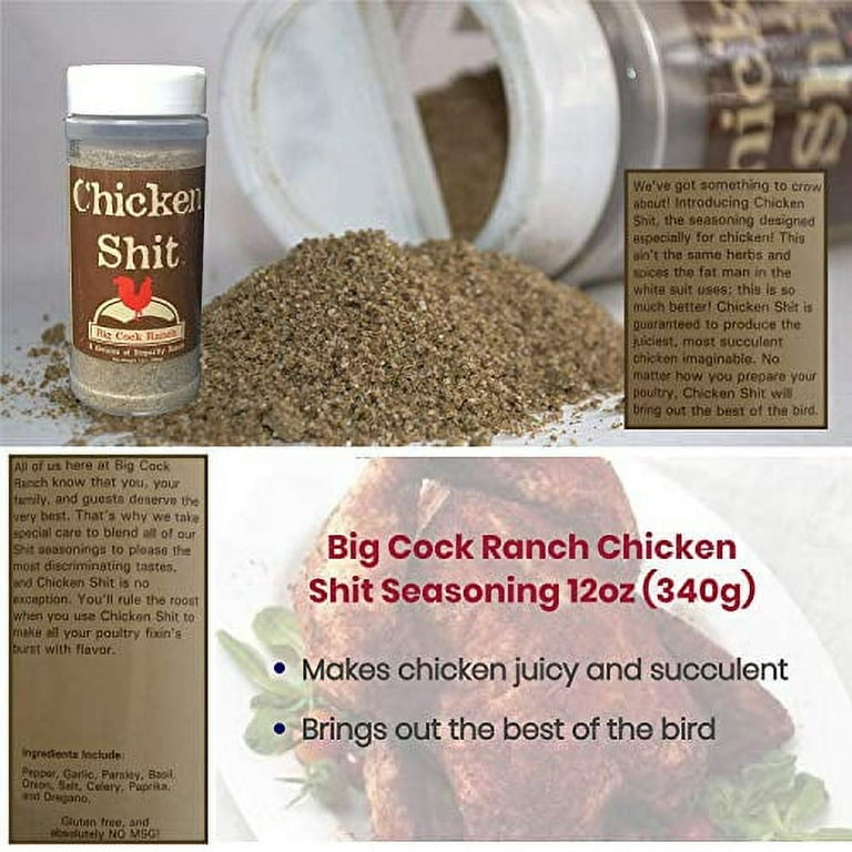  No Shit Salt Free Seasoning From Big Cock Ranch