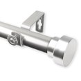 thumbnail image 1 of Rod Desyne Bonnet Curtain Rod 1" OD 120-170 Inch Single Set, 120-170", Satin Nickel, 1 of 4