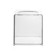 thumbnail image 1 of Yuarrent Caja de papel transparente, contenedor impermeable, soporte de acrílico de forma cuadrada, estuche de almacenamiento, organizador de Almacenamiento y organización del hogar, 1 of 6