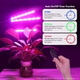 thumbnail image 4 of Grow Light for Indoor Plants - Full Spectrum & Red Blue Spectrum Grow Lamps , 3/9/12H Timer, 10 Dimmable Level, Adjustable Gooseneck, 4 of 12