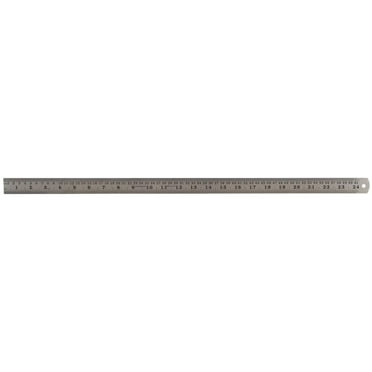 DURATOOL - 24" (600mm) Stainless Steel Ruler with Metric/Imperial Marking, Satin