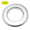 thumbnail image 1 of Unique Bargains Curtain Grommets Plastic 1.5 Inch Inner Dia Drapery Eyelet Rings for Window Curtain Rods Gray 12 Pcs, 1 of 1