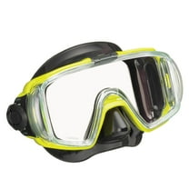 TUSA Sport UM31 Adult Visio Tri-Ex Snorkeling Mask, Black/Flash Yellow