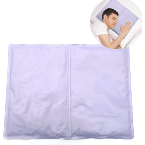 PurpleReusable Gel Ice Pack for Sleeping, Cold Pillow Pad, Head Cooling Ice Pad, Chill Pillow Cooling Pad, Relieve Headaches, Migraines, Fevers, Hot Flashes, Night Sweats (Green)
