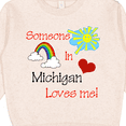 thumbnail image 3 of Inktastic Someone in Michigan Loves Me Toddler Sweatshirt, 3 of 4
