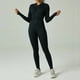 thumbnail image 1 of Body con cremallera, conjunto de Yoga de una pieza, ropa de gimnasio para mujer, entrenamiento físico, ropa deportiva de manga larga, trajes deportivos todo en uno, 1 of 5