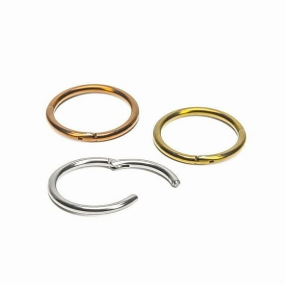 Luxe Modz 16G Cartilage Eyebrow Piercing Ring Titanium Perfect For Rook Nose Lip Piercings Jewelry for Women Men