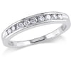 1/4 Carat T.W. Diamond 14kt White Gold Semi-Eternity Anniversary Ring