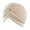 Beige, variant on ZQUUVOU Head Scarf For Women's Hair Head Wraps Women Knotted African Turban Cancer Headwear For Women Beige