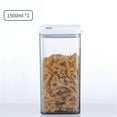 thumbnail image 6 of SDJMa Airtight Food Storage Containers, BPA Free Plastic Kitchen and Pantry Organization Canisters with Lids for Cereal, Dry Food, Flour and Sugar(1100ml), 6 of 8