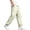Beige, variant on Joggers for Children Elastic Waist Cinch Bottom(12-13YearsDark Gray)