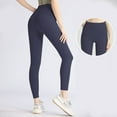 thumbnail image 2 of Jkety Women'S Pants High Waisted Leggings for Women - Tummy Control Yoga Pants for Workout Running Athletic Women's Leggings(Dark Blue,XL), 2 of 4
