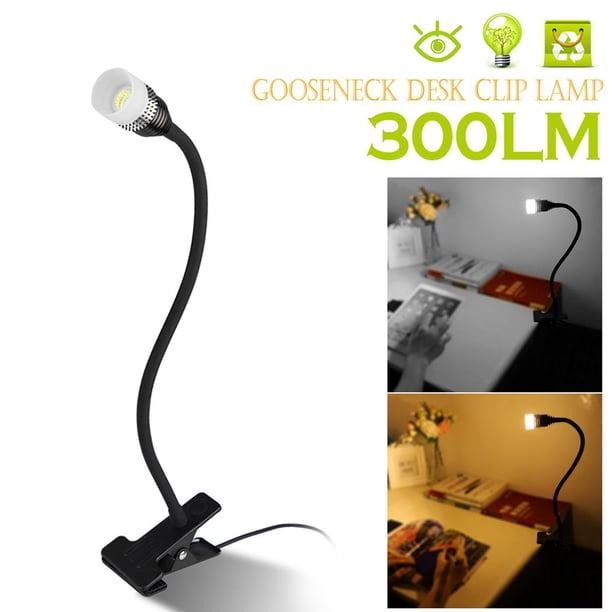 Lámpara De Clip Led De 3W, Luz De Mesa Ajustable En Ángulo Con Interruptor De Encendido Para Dormitorio, Oficina, Mesita De Noche, Mesita De Noche seitruly HA024424-03