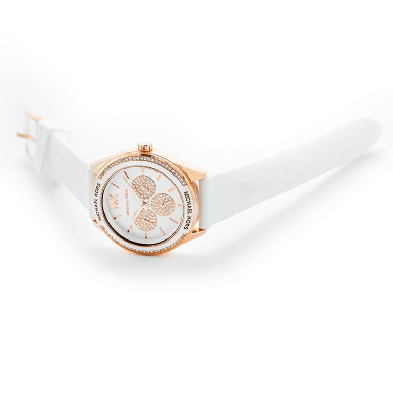 Michael Kors MK5458 Women\'s White Acrylic Analog Dial Quartz Wrist Watch JNA294 Michael Kors Ladies Watch Jessa MK6945 | Watches Prime main image 2