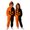 Z304-Orange, variant on LILIYA Childrens Bat Outfit Jumpsuit Overalls for Boys and Girls My First Halloween Outfit Soft Hooded Romper Playsuit Cosy 8-9 Years