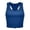 Blue, variant on Ticikt Racerback Crop Tank Top, Women Slim Y2K Yoga Workout Layering Sleeveless Vest,Dark Gray