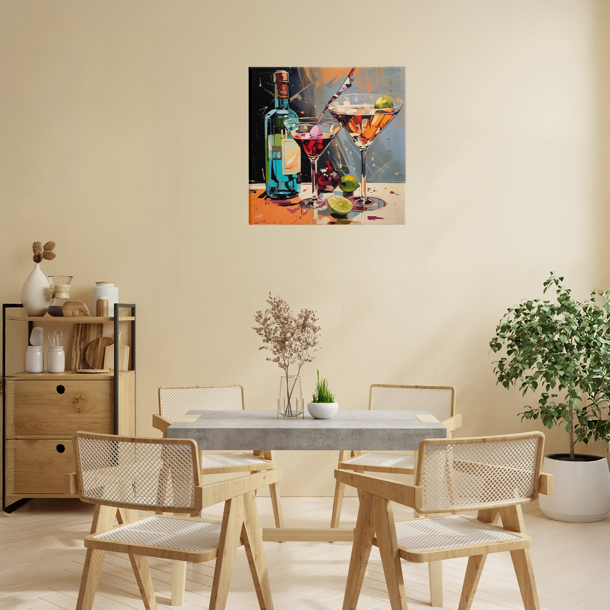 Stupell Industries Every Sip of Martini Night Canvas Wall Art, design by Lazar Studio