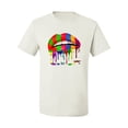 thumbnail image 2 of Wild Bobby, Colorful Painted Lip, Streetwear, Men Graphic Tee, White, 5X-Large, 2 of 5