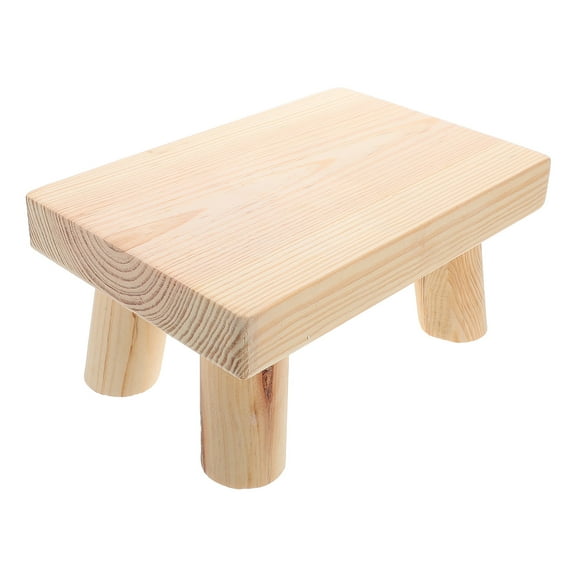 PBPBOX Step Stool Toddler Foot Stool Solid Wood Multi-functional For Families 1Pack