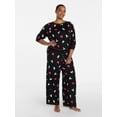 thumbnail image 2 of Joyspun Women's Cozy Lounge Collection Hacci Knit Sleep Pants, 29” Inseam, Sizes XS to 3X, 2 of 6