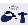 thumbnail image 5 of Chapeaux pour Femmes UPF 50+ UV Protection Soleil Convertible Plage Visière Chapeau, 5 of 5