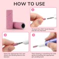 thumbnail image 4 of Broca para uñas Liding Bands, 80 unidades, Lavinda, grano 180, rosa, 4 of 7