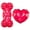 Red, variant on Vibrant Life Valentine's Day TPR Bone and Heart Chew Dog Toys, Red, 2 Count
