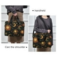 thumbnail image 6 of FORMRS 16" Laptop Sleeve Bag Carrying Case with Handle Travel Shoulder Briefcase, Sun Moon and Stars Pattern, 6 of 8