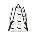 thumbnail image 3 of Daiia Dachshund Dog Vintage Canvas Backpack for Men and Women ,Hiking Backpack,Travel Laptop Bag for School,Large Capacity Backpack, 3 of 8