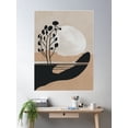 thumbnail image 2 of Tree In The Moonlight Minimalist Landscape Poster Wall Art, Modern Wall Decor For Living Room Bedroom, 8x12 UNFRAMED, 2 of 3