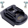 thumbnail image 1 of DM18M Adaptador de Batería con Toma de Carga USB para Batería de Litio de 20V y Milwaukee de 18V M18 Convertida en Batería Makita de 18V BL1830 BL1840 BL1850 (Solo Adaptador), 1 of 15