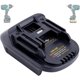 thumbnail image 1 of DM18M Adaptador de Batería con Toma de Carga USB para Batería de Litio de 20V y Milwaukee de 18V M18 Convertida en Batería Makita de 18V BL1830 BL1840 BL1850 (Solo Adaptador), 1 of 15