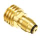 thumbnail image 4 of Adaptador Irfora Adaptadores para tanques de propano se convierte a QCC1 Adaptador de ajuste universal de latón macizo para acampar al aire libre / cocinar / barbacoa Irfora Adaptador, 4 of 7