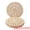 Light Brown, variant on Unique Bargains 4pcs Round Placemats Light Brown 15"x15"