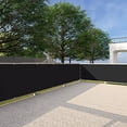 thumbnail image 1 of Paradise Black 35" In X 45'Ft Deluxe Outdoor Privacy Screen Net Mesh For Deck, Balcony Or Swimming Pool Privacy Screen Fence Apartments Railing Cover Heavy Duty Mesh Windscreen Backyard, 1 of 2