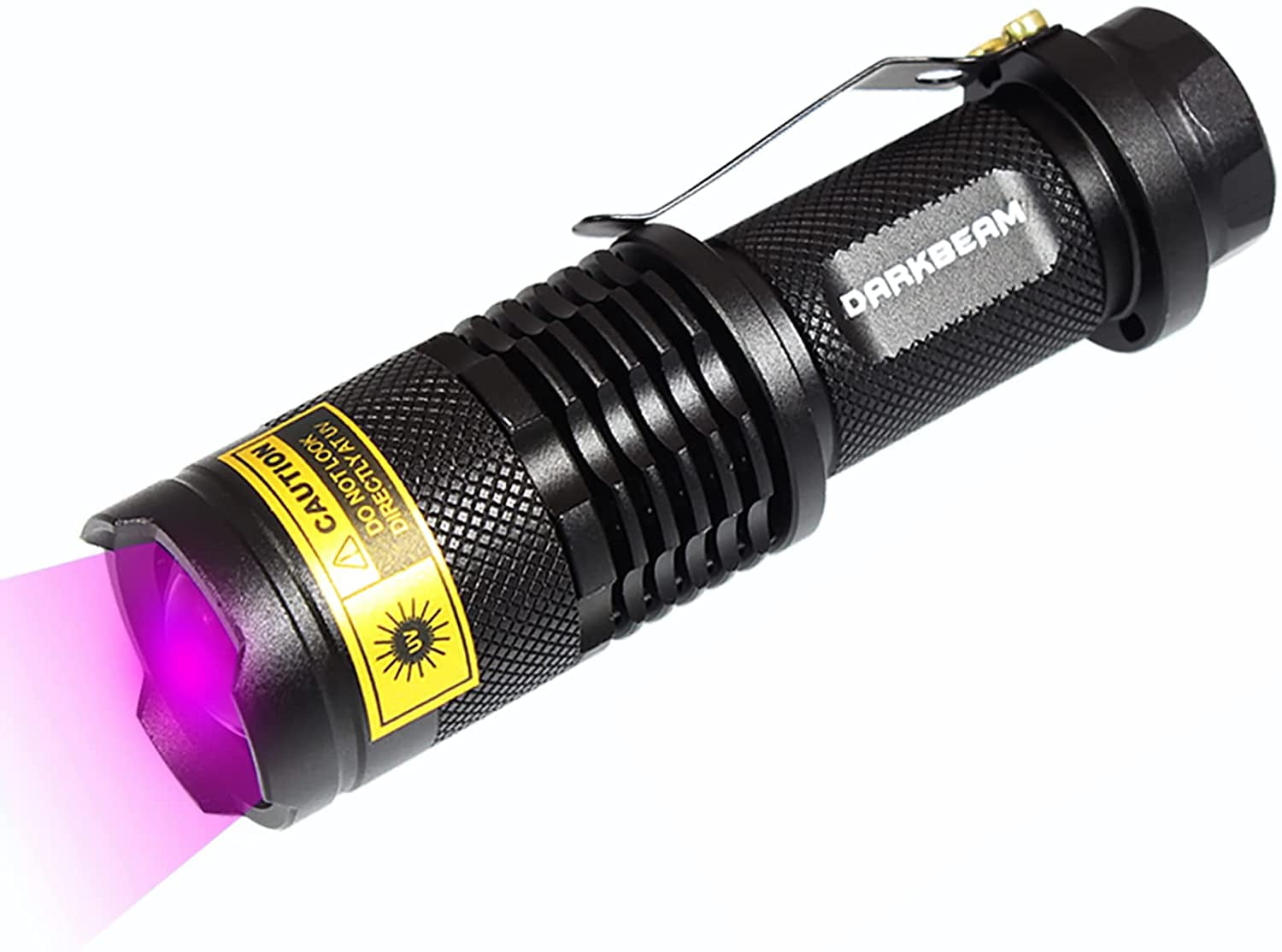 HEJULIK UV 395nm Flashlight Ultraviolet led Light Blacklight Wood's lamp Portable 400nm Mini Detector for Dog/Cat Urine Pet Stains, Anti-counterfeiting Identification, Resin Curing, AA