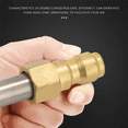 thumbnail image 4 of 3X Washer Extension Gutter Cleaner Attachment Accessory,High Pressure Washer Gutter Rod for /Wand 1/4 Inch, 4 of 7