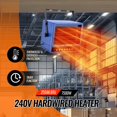 thumbnail image 2 of Calentador de garaje TEMPWARE eléctrico de 7500 W y 240 V con mando a distancia, 2 of 7