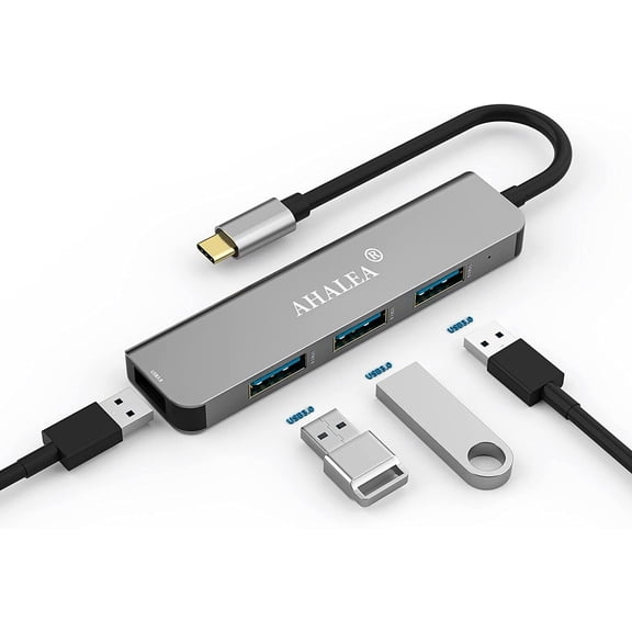 USB C Hub Docking Station USB Hub 4 in 1 with 4 USB 3.0 Ports Windows and Mac