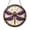 Acrylic 3.5 Inch, variant on Winged Insect Stained Glass Suncatcher – Purple Window Hanging Art