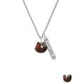 thumbnail image 2 of Delight Jewelry Resin Turkey Silvertone Mother Daughter Bar Charm Necklace, 23", 2 of 4