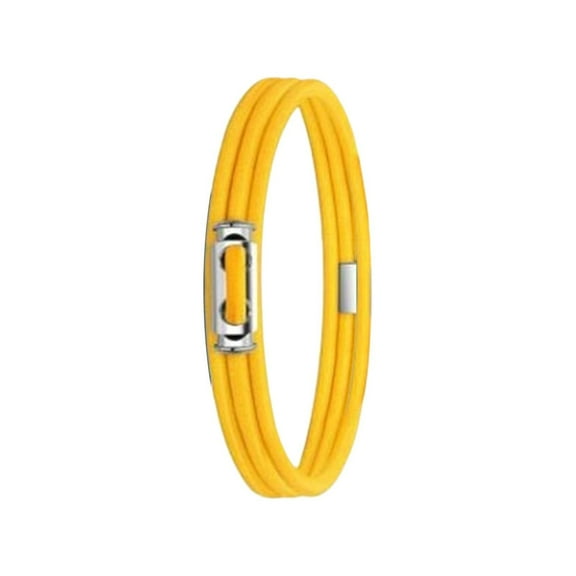 1 Pcs Trash Can Bands,Adjustable Rubber Garbage Trash Can Bands,Garbage Can Rubber Bands Cord Lock,Trash Bag Bands,Trash Can Bag Holder,Elastic Trash Can Strap for Indoor and Outdoor,(Yellow,28 in)