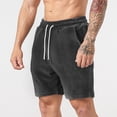 thumbnail image 3 of 2023 New muscular men's sports shorts pants summer men's training fitness corduroy five cent shorts casual running shorts, 3 of 6
