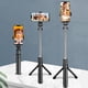thumbnail image 4 of Soporte para Teléfono Móvil Inteprter Selfie Stick Telescópico Trípode Bluetooth 4.0 Negro, 4 of 6