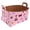 Multicolor 2, variant on Sewing Theme Painting Storage Basket Collapsible Storage Bin, PU Foldable Basket Convenient Box Storage Organizer with Handles for Shelves Office Bedroom Closet Nursery Toys Laundry